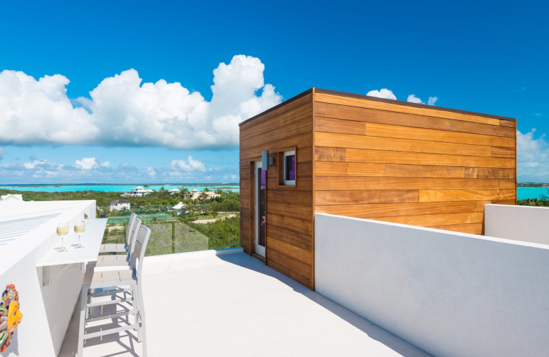 Roof top patio at Villa Sol Y Luna.