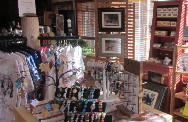 Gift shop at High Country Guest Ranch.