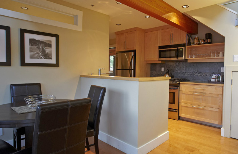 Kitchen at Cox Bay Beach Resort.