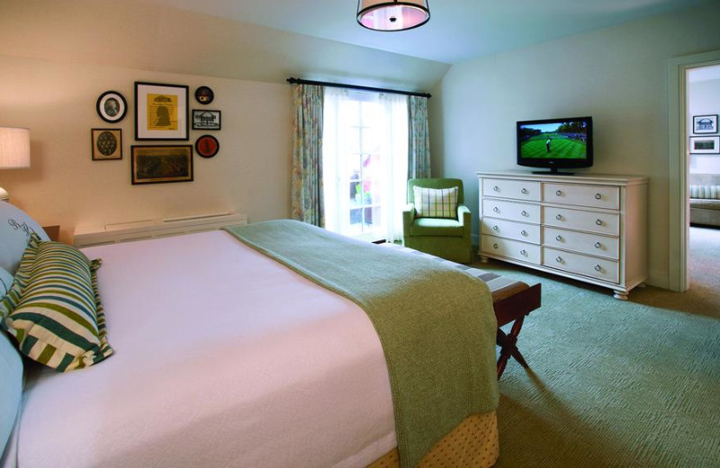 Guest room at Boar's Head Resort.
