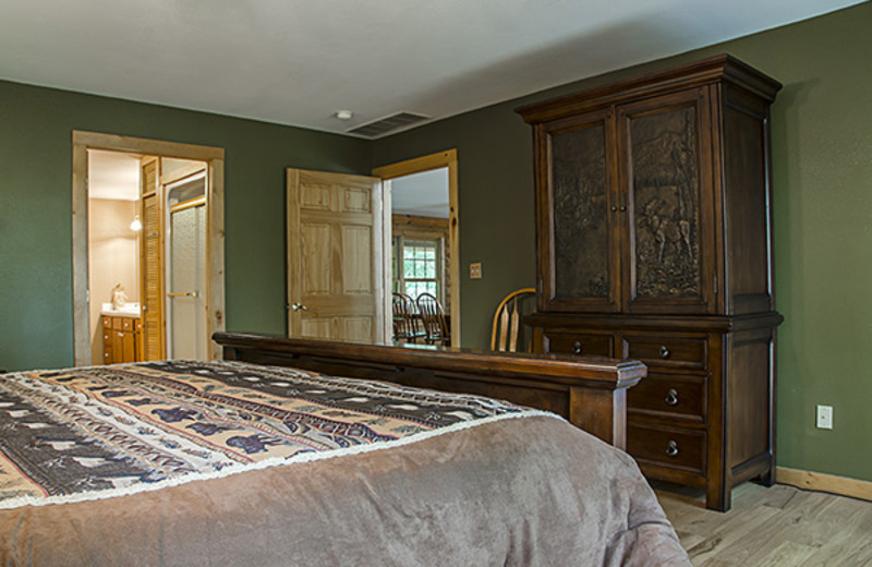 Bedroom at Hideaway Haven.