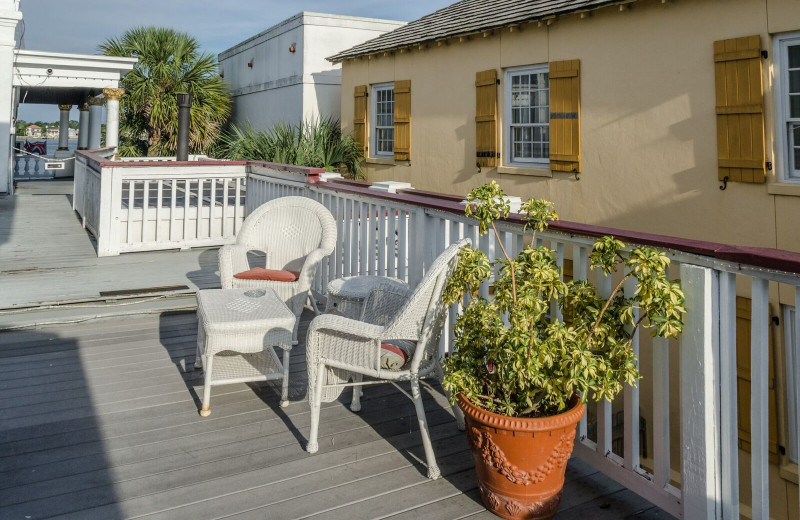 Guest porch at Casablanca Inn.