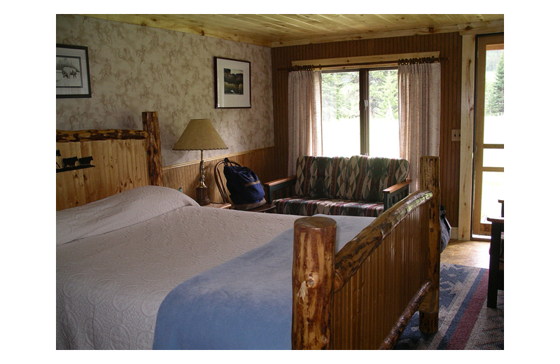 Guest room at Sweet Grass Ranch.