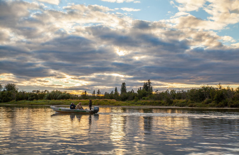 Fishing at Alagnak Lodge.