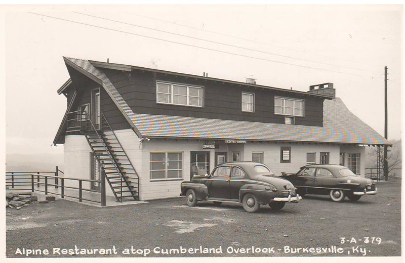 Historic photo of Alpine Lodge.