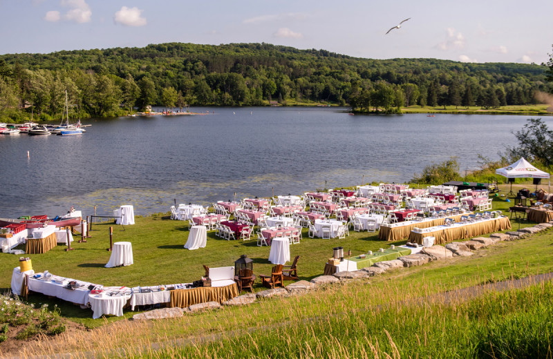 Wedding reception at Deerhurst Resort.