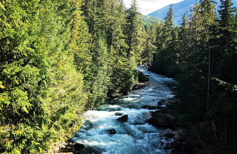 River at Whistler Breaks.