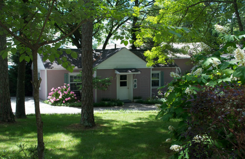 Cottage exterior at The Garden Walk Bed & Breakfast Inn.