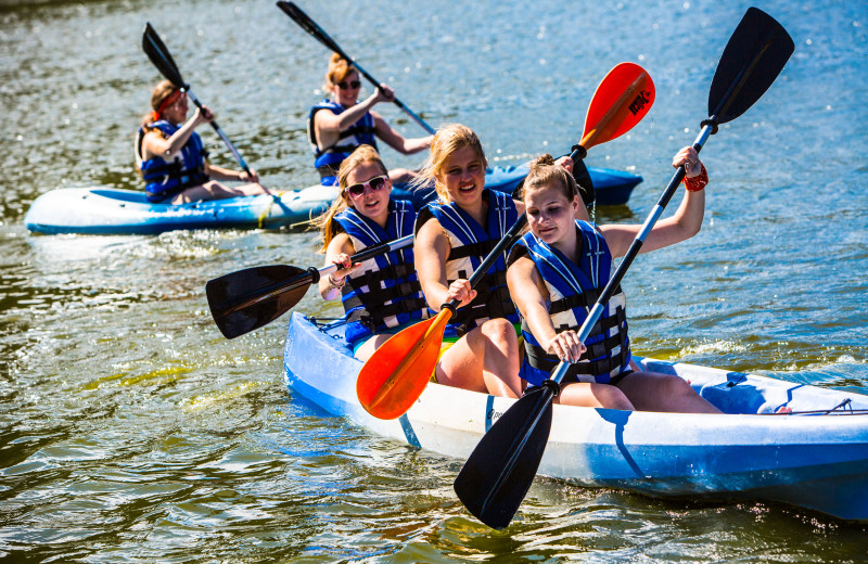 Fun on the water at RockRidge Canyon Camp & Conference Center