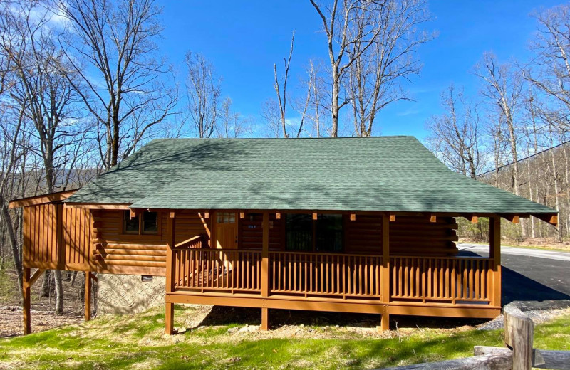 Rental cabin at Little Valley Mountain Resort.