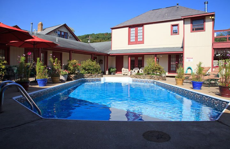Outdoor pool at Ligonier Country Inn.