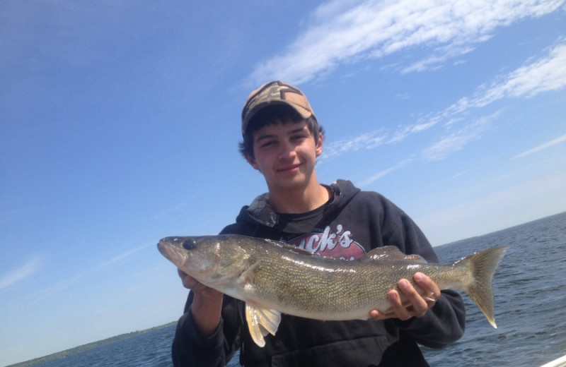 Fishing at Becker's Resort & Campground.