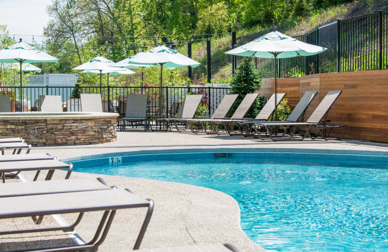 Outdoor pool at Bedford Village Inn.