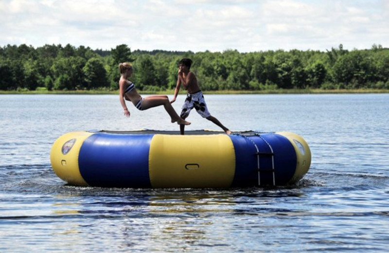 Water activities at Agate Lake Resort.