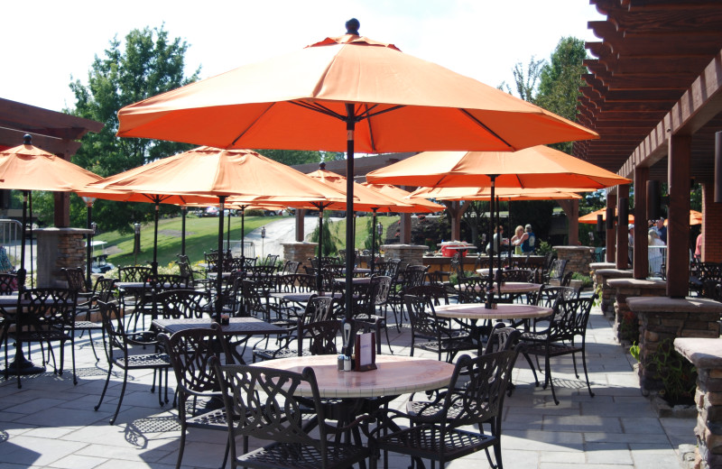 Patio furniture at Heritage Hills Golf Resort.