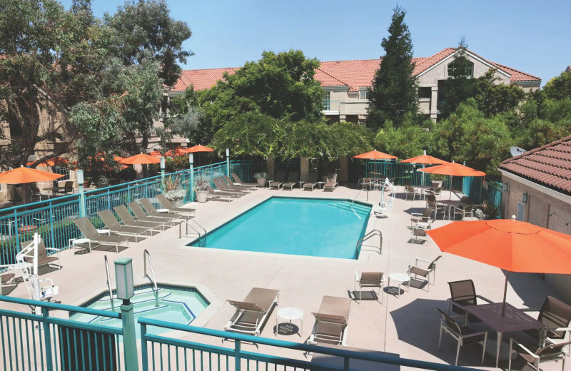 Outdoor pool at Hyatt House Pleasanton.