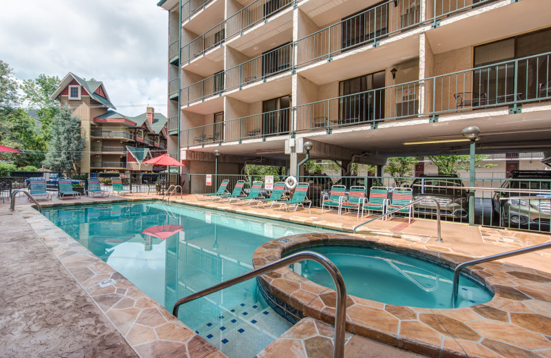 Pool at Oak Square Condos.