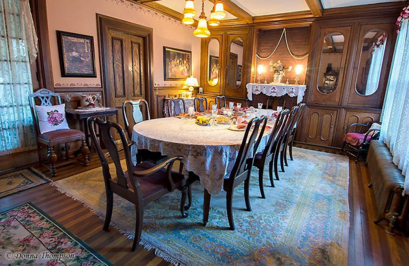 Dining at Rosewood Inn.