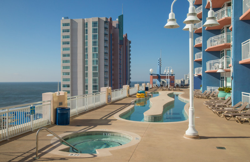 Pool at Prince Resort the Cherry Grove Pier.