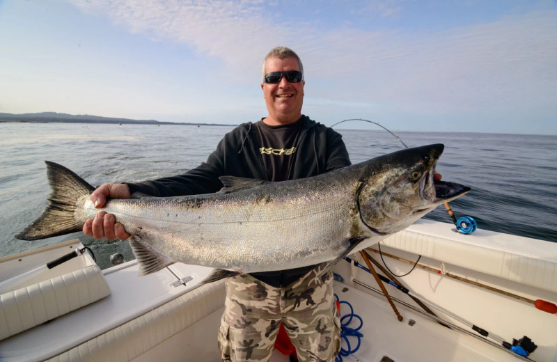 Fishing at Nootka Wilderness Lodge.