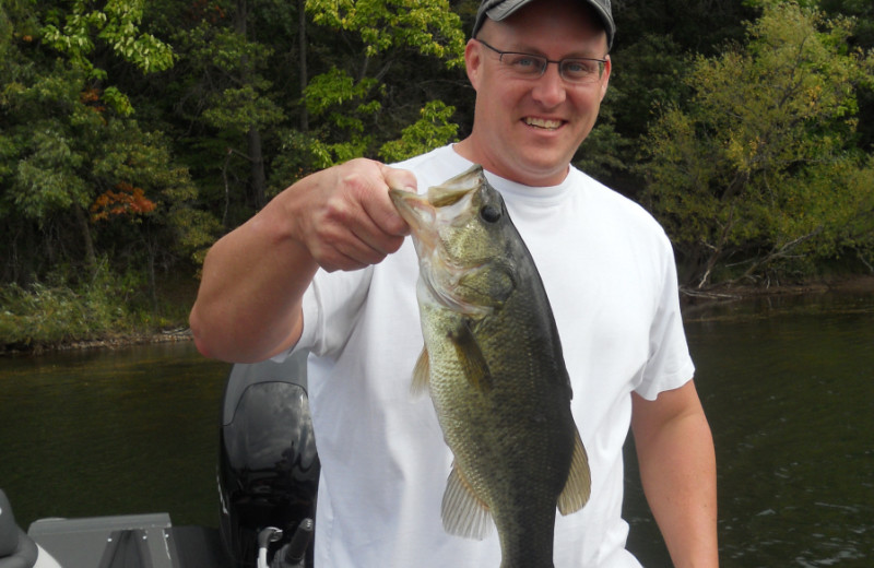 Fishing at Schatzi's 4 Seasons Resort.