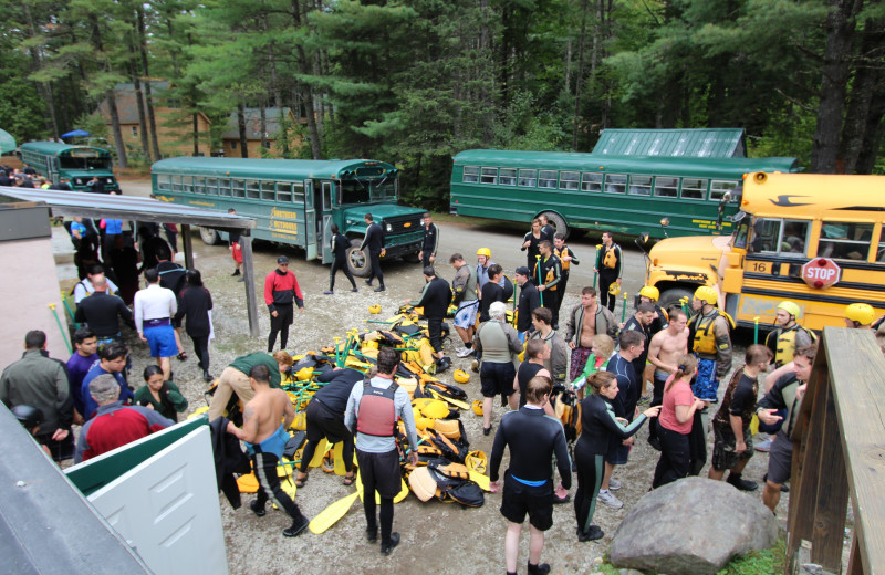 Rafting at Northern Outdoors.