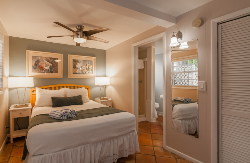 Guest room at Garden House Bed & Breakfast.