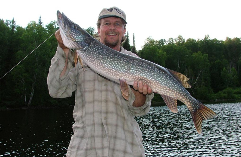 Fishing at Bay Wolf Camp.