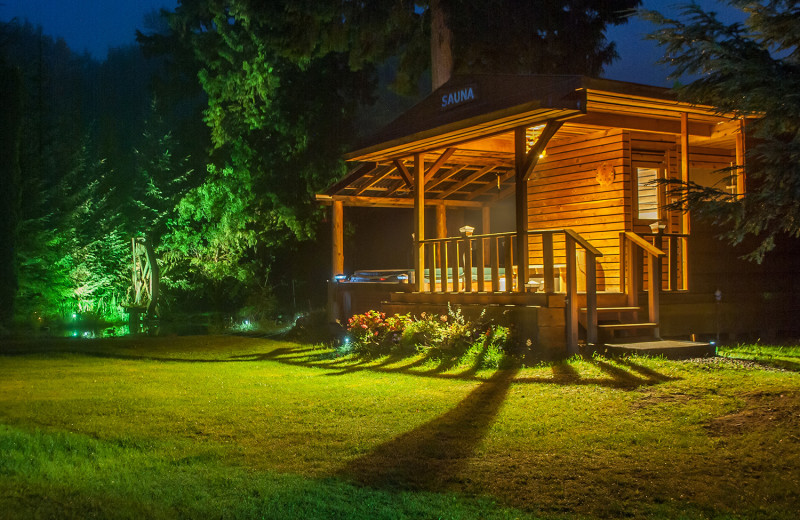 Sauna at Skeena Spey.