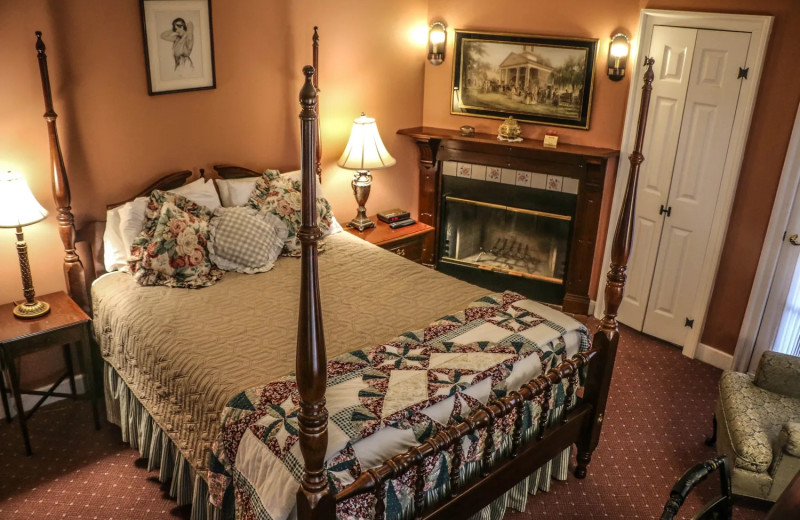 Guest room at The Cornell Inn Lenox.