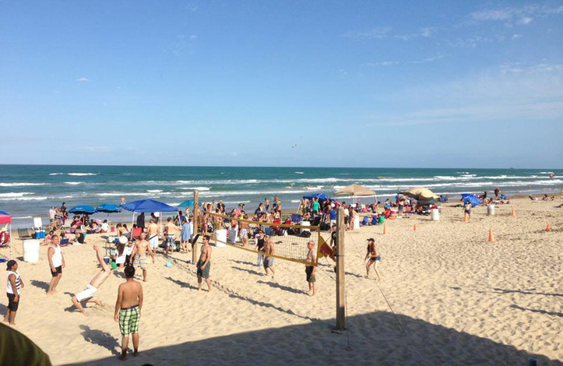 The beach at WindWater Hotel & Resort.