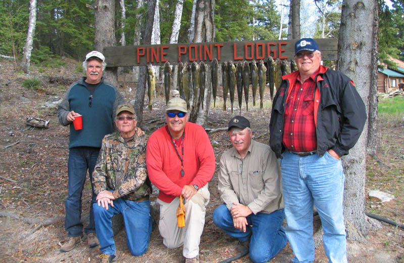 Fishing at Pine Point Lodge & Outposts.