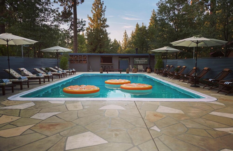 Outdoor pool at Oak Knoll Lodge.