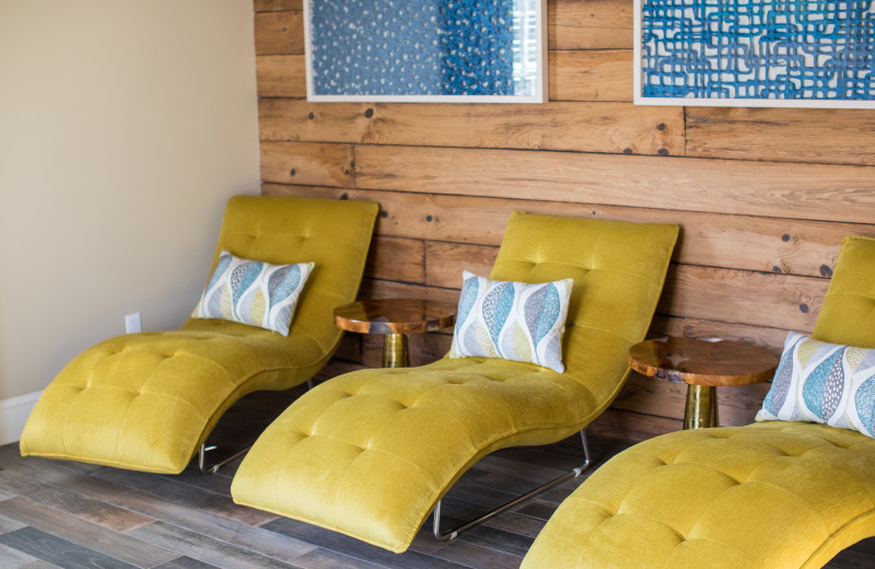 Spa chairs at The Inn at Willow Grove.