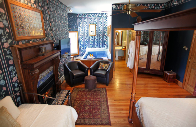 Guest room at Albergo Allegria.