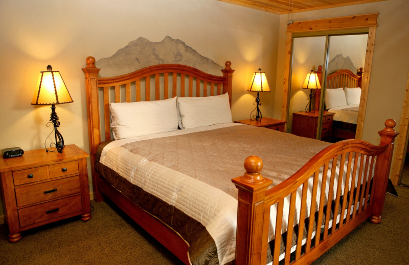 Condo bedroom at Bear Creek Vacation Condos.