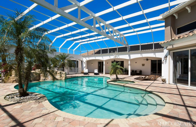 Rental pool at Marco Escapes.