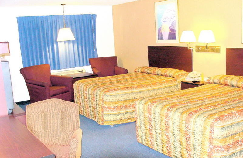 Guest room at Flagship Inn & Suites.