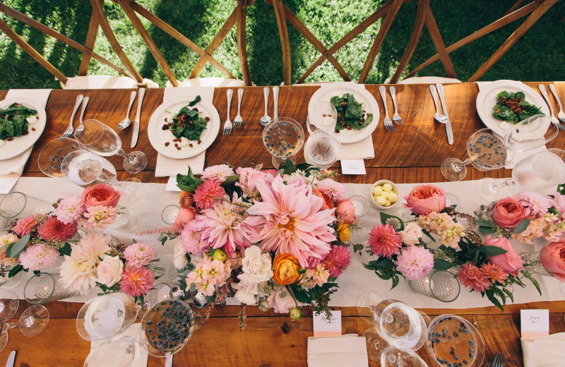 Wedding reception at Newagen Seaside Inn.