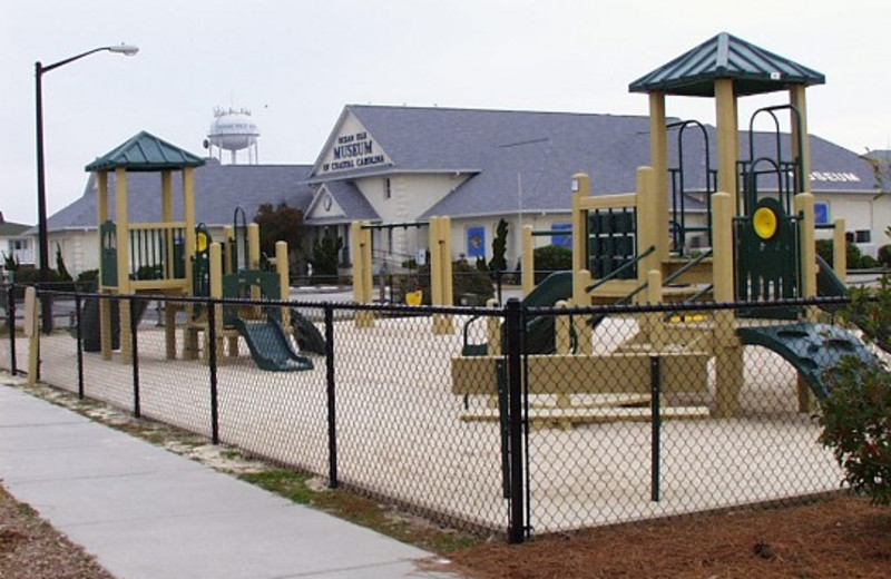 Kids playground at Ocean Isle Inn.