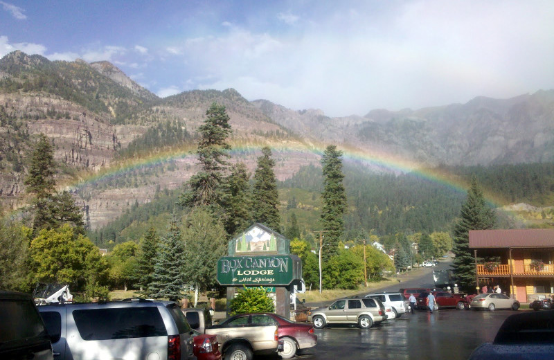 Exterior view of Box Canyon Lodge & Hot Springs.