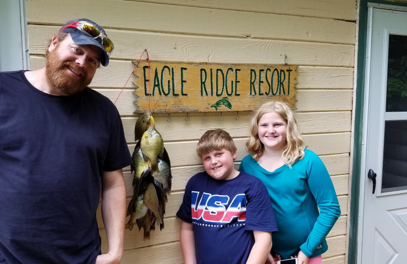 Fishing at Eagle Ridge Resort.