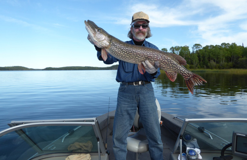 Fishing at Lost Island Lodge.