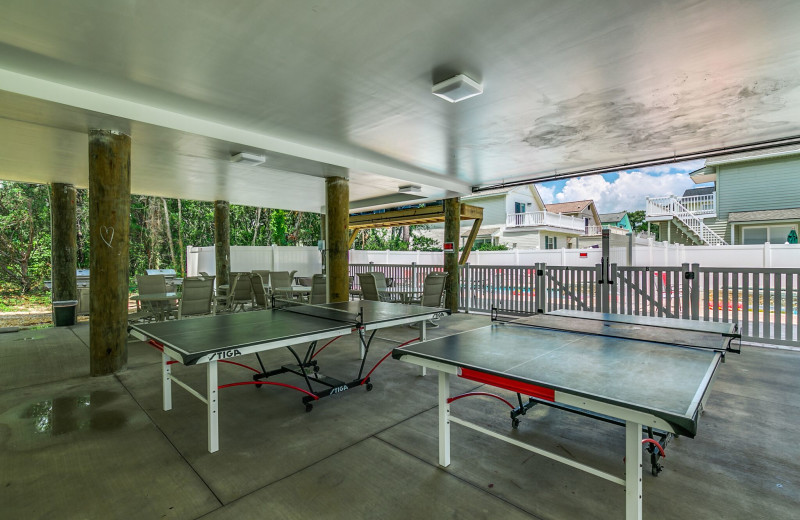 Guest patio at Together Resorts.