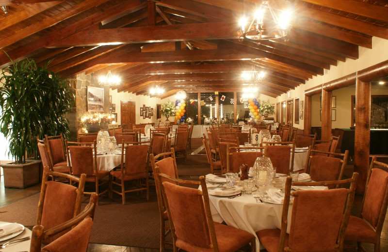 Dining room at Smoke Tree Ranch.