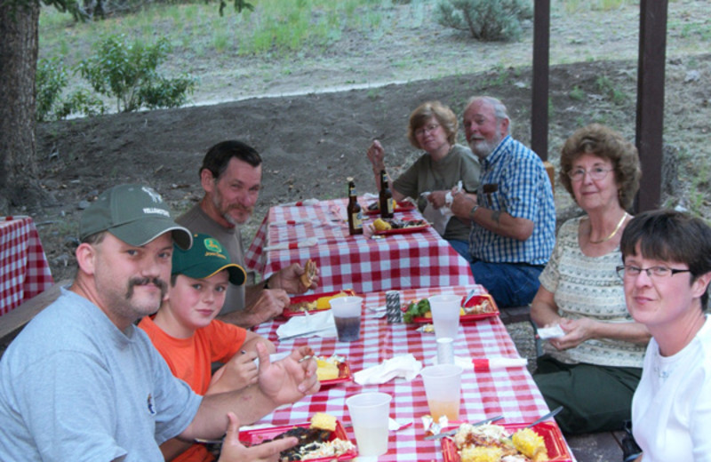 Outdoor Dining at Bill Cody Ranch