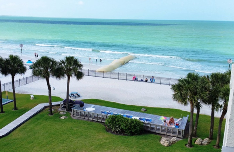 Beach at Caprice Resort.