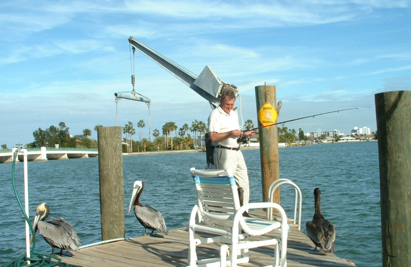 Fishing at Whispers Resort.