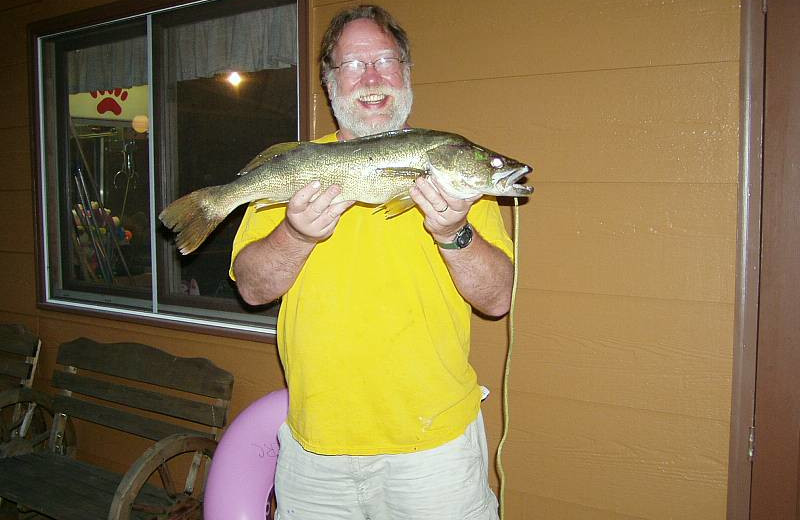 Fishing at Galles' Upper Cullen Resort.