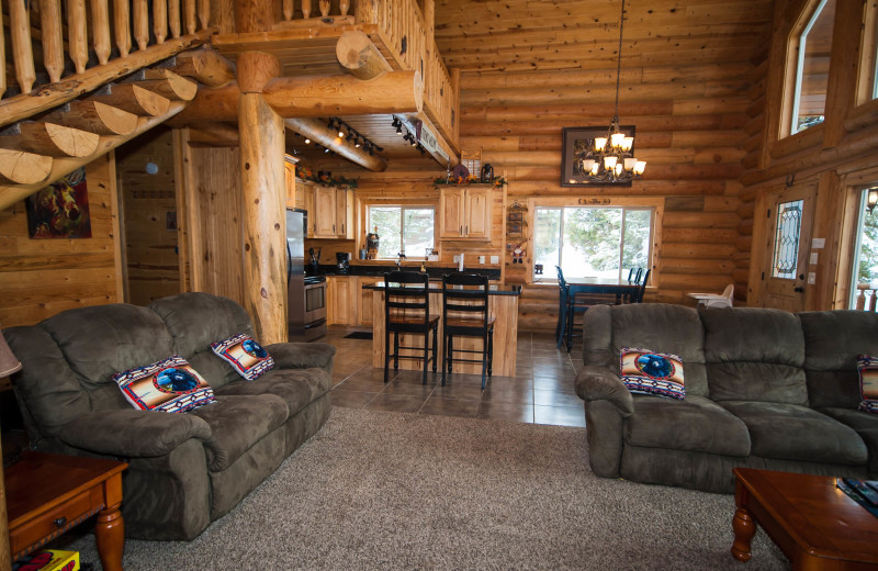 Cabin exterior at Ponds Lodge.